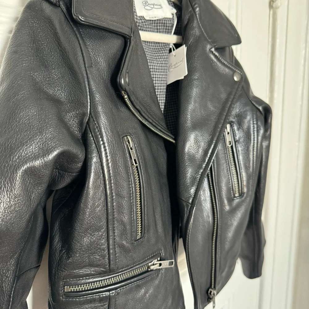 NWT Bonpoint Temple Sheepskin Leather Jacket in Size‎ 6